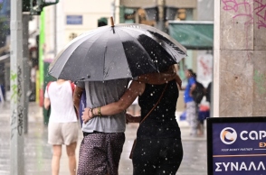 καιρος, βροχη, δρομος