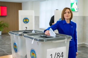 Η πρόεδρος του φιλοευρωπαϊκού κόμματος PAS, Μάγια Σάντου 