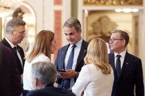 Ο πρωθυπουργός Κυριάκος Μητσοτάκης στην άτυπη Σύνοδο του Ευρωπαϊκού Συμβουλίου στην Κοπεγχάγη, στην Δανία