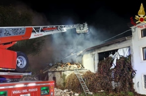 γκρεμισμενο σπιτι μετα απο εκρηξη