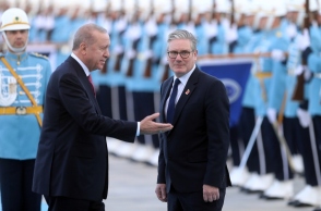 Ερντογάν και Στάρμερ στην Άγκυρα