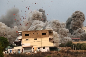 σπιτι, εκρηξη, καπνοι