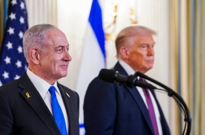 Ο Ντόναλντ Τραμπ και ο πρωθυπουργός του Ισραήλ Μπενιαμίν Νετανιάχου 