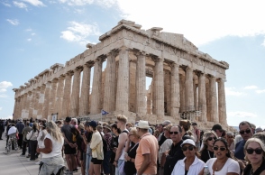 ακροπολη, τουριστες