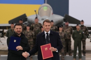 Συνάντηση Μακρόν-Ζελένσκι στο Παρίσι