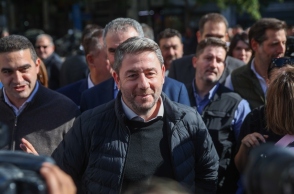 Ο πρόεδρος του ΠΑΣΟΚ, Νίκος Ανδρουλάκης