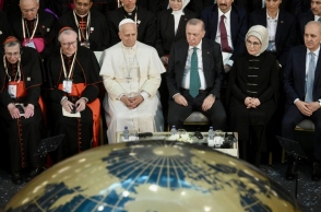 Συνάντηση του Πάπα Λέοντα ΙΔ’ με τον πρόεδρο Ρετζέπ Ταγίπ Ερντογάν