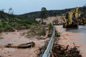 Κακοκαιρία στη Μάνδρα
