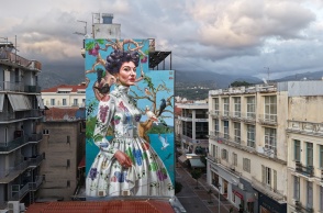 Η τοιχογραφία «Καλαμάτα» του Κλεομένη Κωστόπουλου αναδείχθηκε η καλύτερη στον κόσμο για τον Νοέμβριο του 2025