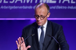 Ο καγκελάριος της Γερμανίας, Φρίντριχ Μερτς 