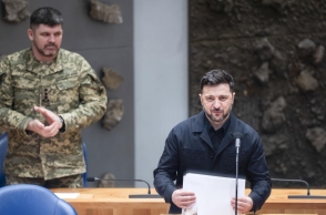 Ο πρόεδρος της Ουκρανίας Βολοντίμιρ Ζελένσκι