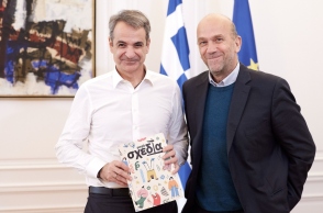 Ο Κυριάκος Μητσοτάκης συναντήθηκε με τον Χρήστο Αλεφάντη