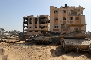 Ισραηλινά άρματα μάχης στη Γάζα