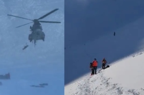 Βαρδούσια όρη: Βίντεο-ντοκουμέντο από την επιχείρηση ανάσυρσης των τεσσάρων ορειβατών