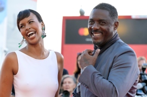 Ο Ίντρις Έλμπα με τη σύζυγό του, Σαμπρίνα Ντάουρε