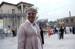 Στην επίδειξη μόδας Hautes Grecians, στο παλαιό ελαιουργείο Ελευσίνας