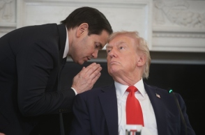 Μάρκο Ρούμπιο και Ντόναλντ Τραμπ