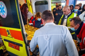 Στο νοσοκομείο Παπαγεωργίου οι δύο τραυματίες