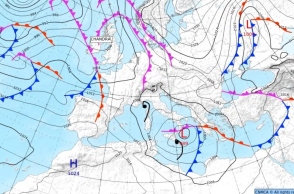 μετεωρολογικός χαρτης