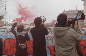 Συγκρούσεις της αστυνομίας με διαδηλωτές στο Μιλάνο