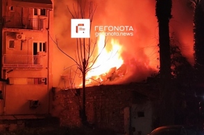 Φωτιά στον Βόλο: 