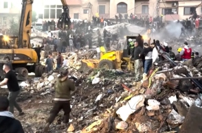 Λίβανος: κατάρρευση κτιρίων