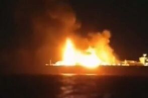 To φλεγόμενο Arctic Metagaz στη Μεσόγειο