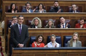 O Πέδρο Σάντσεθ στο ισπανικό κοινοβούλιο