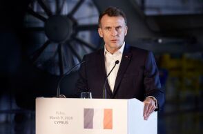 O Εμανουέλ Μακρόν στην Κύπρο