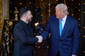 Βολοντίμιρ Ζελένσκι και Ντόναλντ Τραμπ