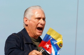 Ο πρόεδρος της Κούβας, Μιγκέλ Ντίας-Κανέλ 