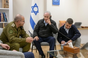 Η στιγμή που ο πρωθυπουργός του Ισραήλ, Νετανιάχου δίνει την εντολή εξόντωσης του Λαριτζανί