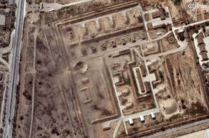 O βομβαρδισμένος σταθμός του Μπουσέρ