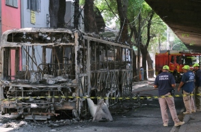 Βραζιλία, καμμενο λεωφορειο