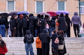 Βροχή στο Σύνταγμα