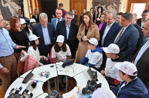 Εγκαίνια του Κέντρου Καινοτομίας Κεντρικής Μακεδονίας στην Πέλλα από την Υπ. Παιδείας, Σοφία Ζαχαράκη