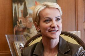 H εκπρόσωπος Τύπου της ΝΔ, Αλεξάνδρα Σδούκου