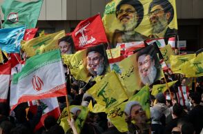 Οπαδοί της Χεζμπολάχ σε διαδήλωση στη Βηρυτό