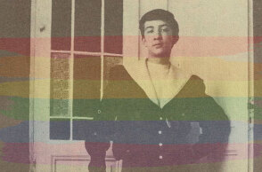 Ο Ναπολέων Λαπαθιώτης σε νεαρή ηλικία