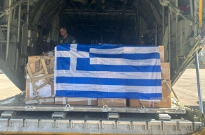 Η Ελλάδα έστειλε ανθρωπιστική βοήθεια στον Λίβανο με αεροσκάφος της Πολεμικής Αεροπορίας