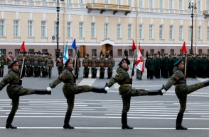 Ρωσία: Χωρίς τεθωρακισμένα ή πυραύλους η φετινή παρέλαση για την Ημέρα της Νίκης 