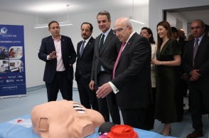 Μητσοτάκης και Χριστοδουλίδης στα εγκαίνια του παραρτήματος του Πανεπιστημίου Λευκωσίας στην Αθήνα