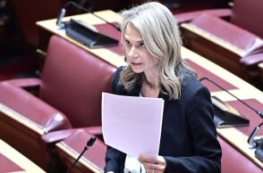 Η Μιλένα Αποστολάκη στη Βουλή