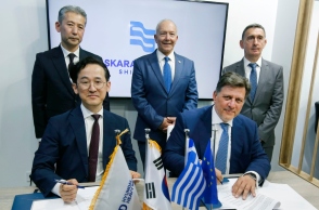 Τα ναυπηγεία Σκαραμαγκά και η Hyundai υπέγραψαν μνημόνιο συνεργασίας για σκάφη επιφάνειας	