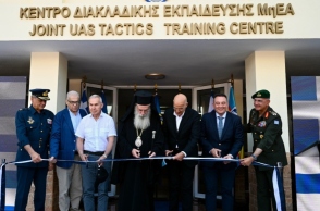 Ο Δένδιας στα εγκαίνια του Κέντρου Διακλαδικής Εκπαίδευσης Μη Επανδρωμένων Αεροχημάτων στην Τρίπολη
