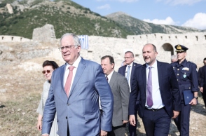 Ο Κων. Τασούλας στο Κάστρο της Κιάφας στο Σούλι - Τέλεσε τα εγκαίνια του έργου αποκατάστασης 