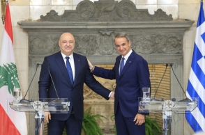 Συνάντηση Μητσοτάκη με τον Πρόεδρο του Λιβάνου: Η Ελλάδα στέκεται δίπλα σας, είμαστε αδερφοί λαοί