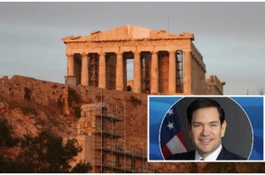 Ο Μάρκο Ρούμπιο στην Πνυκα 