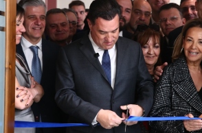 Εγκαίνια της νέας πτέρυγας στη Μονάδα Βραχείας Νοσηλείας Ογκολογικών Ασθενών στο Γενικό Νοσοκομείο Θεσσαλονίκης "Παπαγεωργίου", από τον υπουργό Υγείας Άδωνι Γεωργιάδη