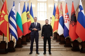 Μητσοτάκης και Ζελένσκι στην Οδησσό για την 4η Σύνοδο Κορυφής Ουκρανίας-ΝΑ Ευρώπης